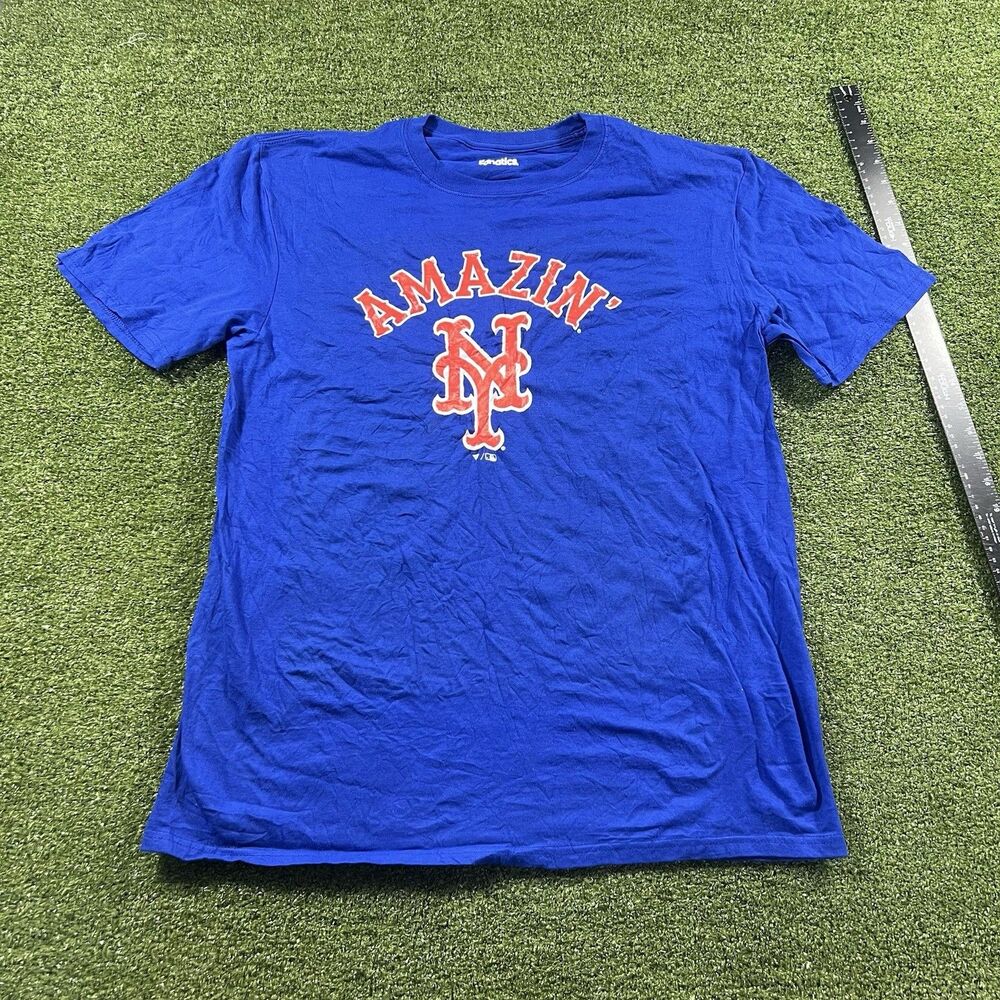 New York Mets Baseball Blue T-Shirt L NWOT  Fanatics